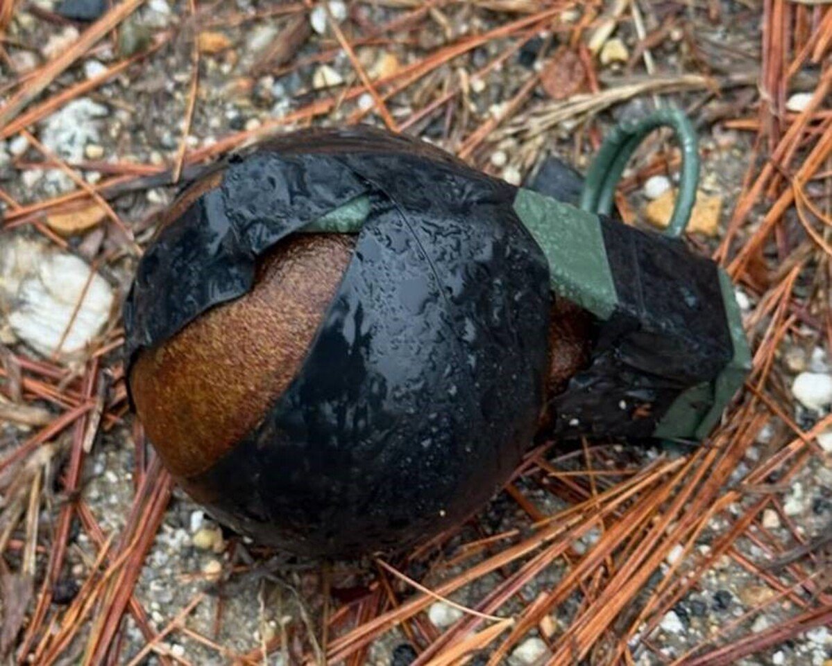Maine bomb squad destroys grenade found near dumpster