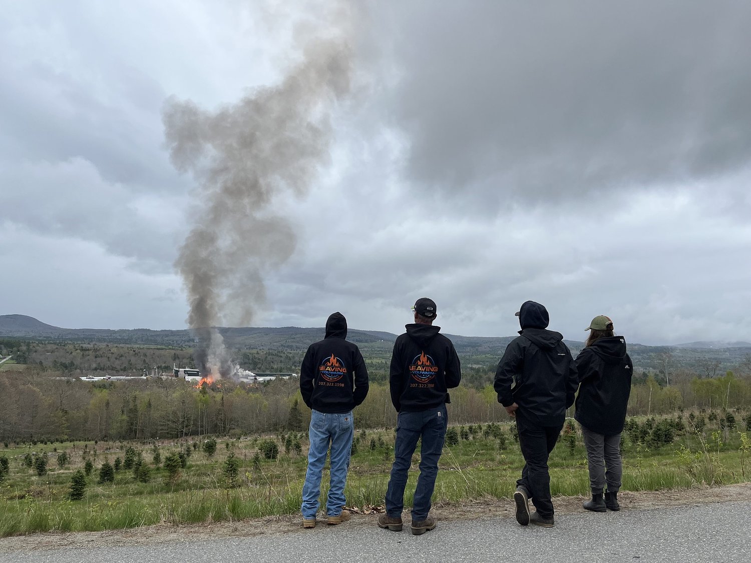 Watch: State officials comment on the Searsmont lumber mill fire