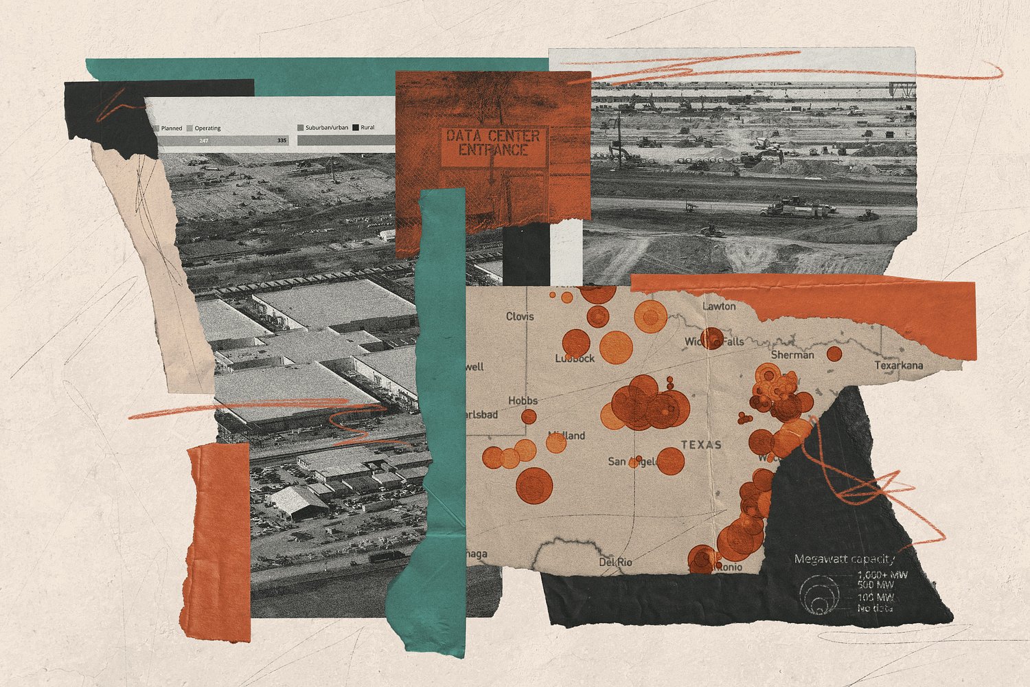 An unprecedented data center boom means new challenges for Texas. Find out what's planned near you.