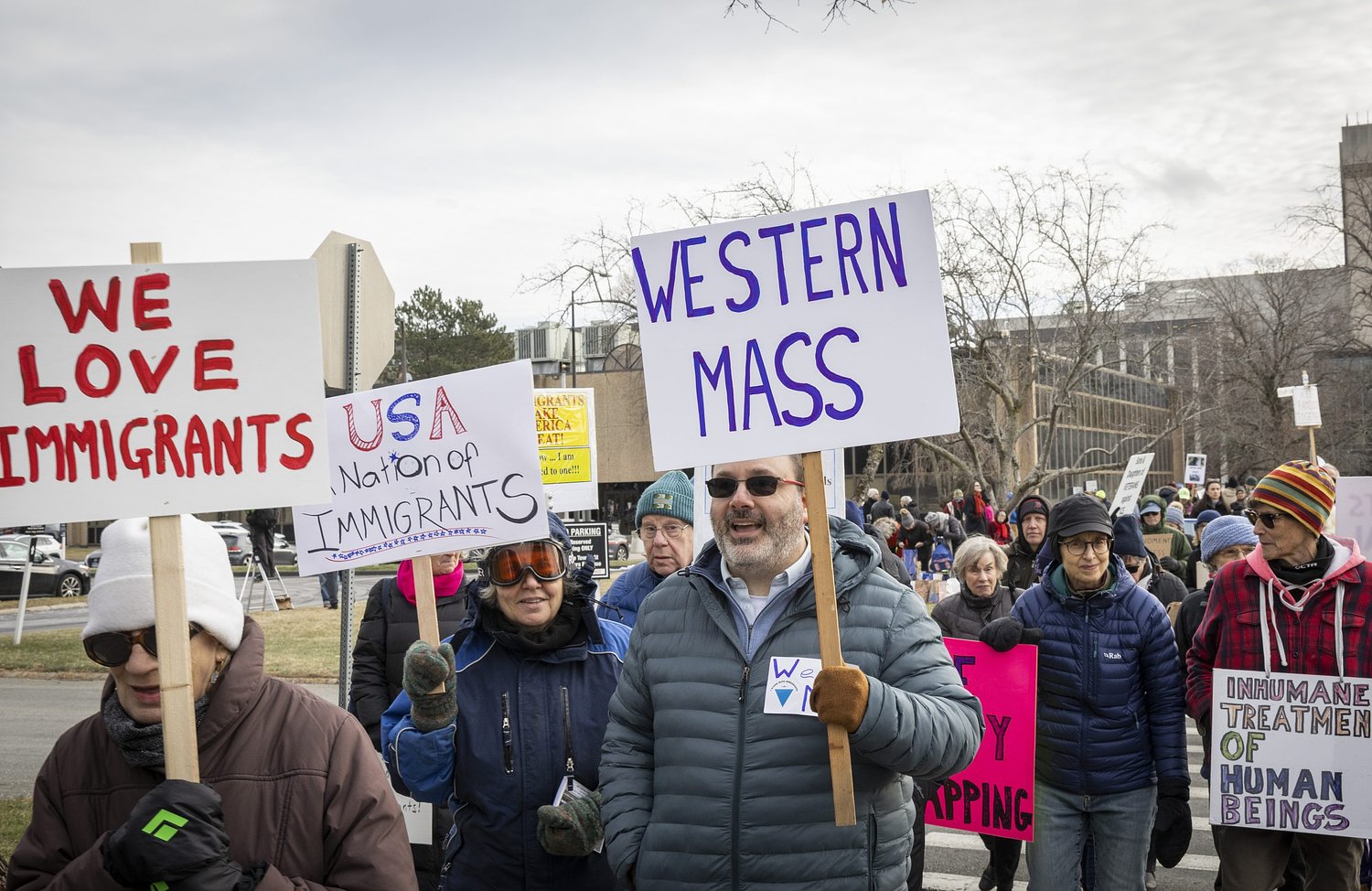 Activists hit the road to rally against ICE raids in Massachusetts