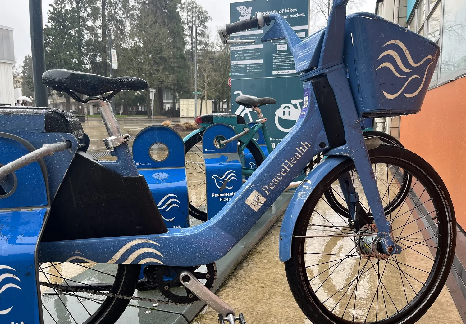 PeaceHealth rideshare bikes hit record ridership in 2025