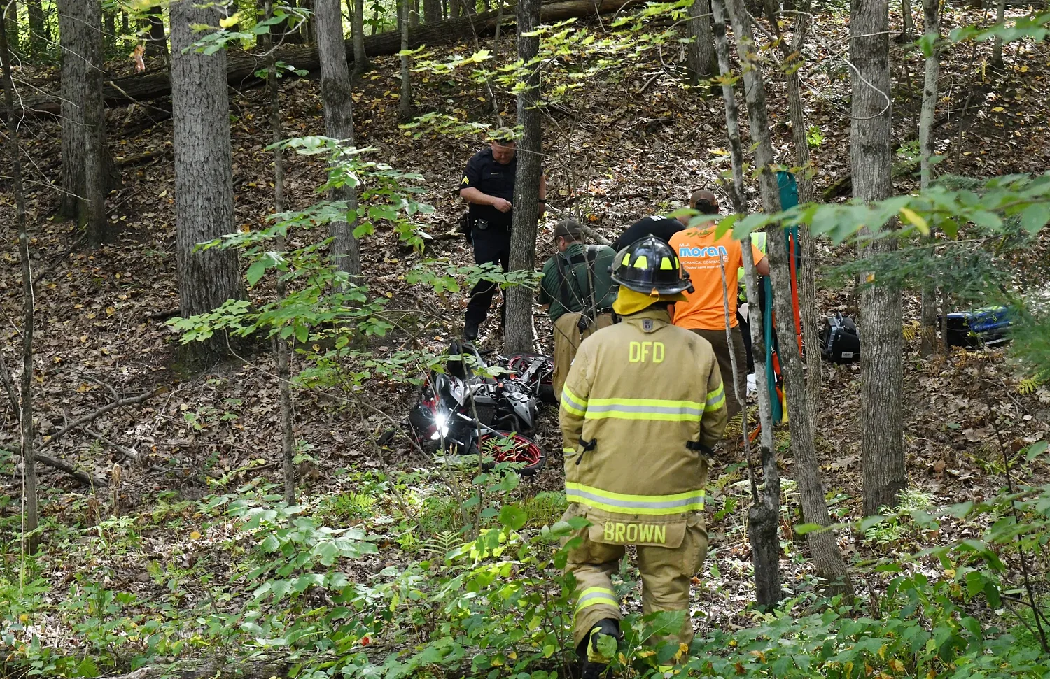 Man sustains serious injuries in Deerfield motorcycle crash