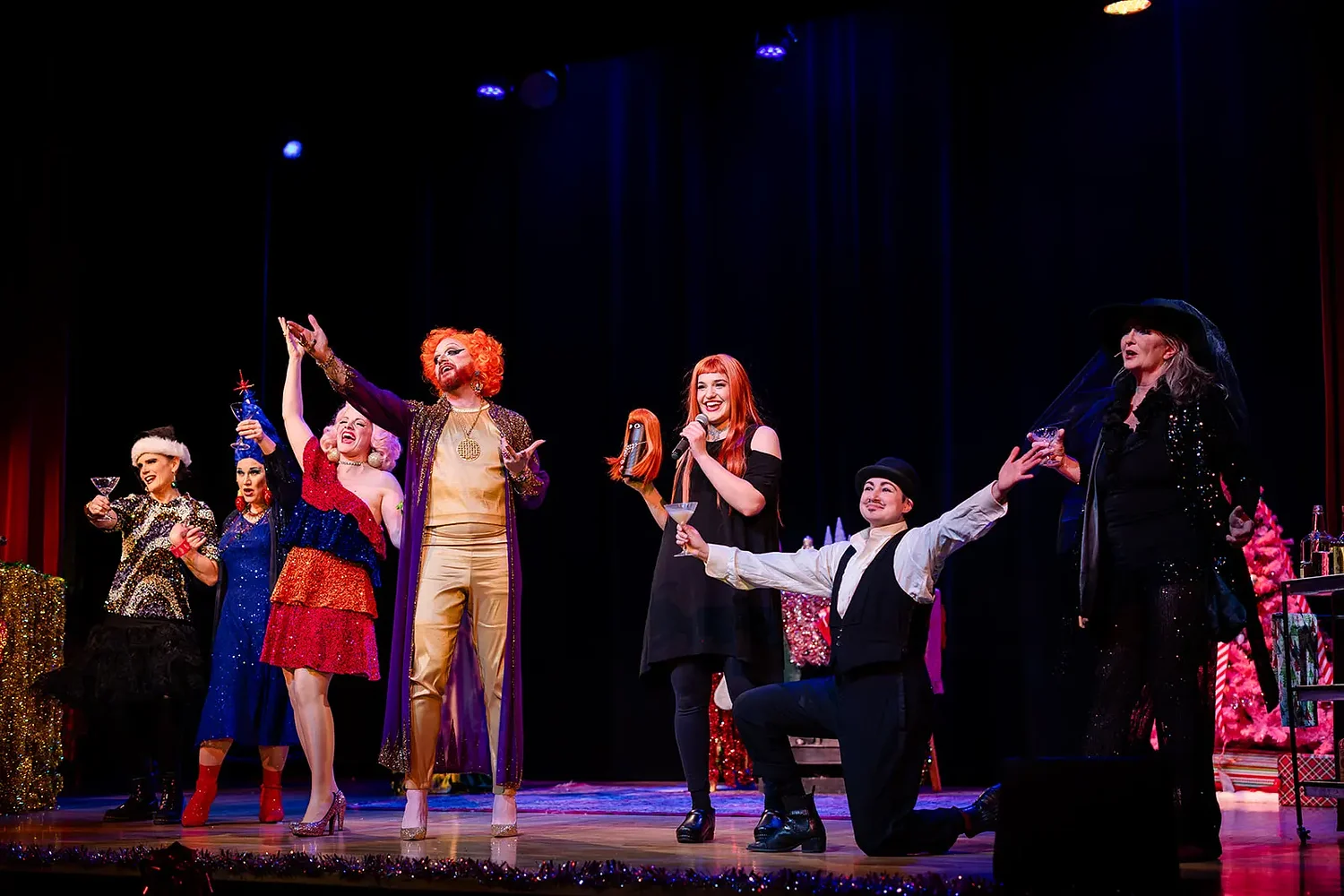 A scripted, scriptless adventure: Mr. Drag’s holiday show promises laughter and joy at Shea Theater Arts Center