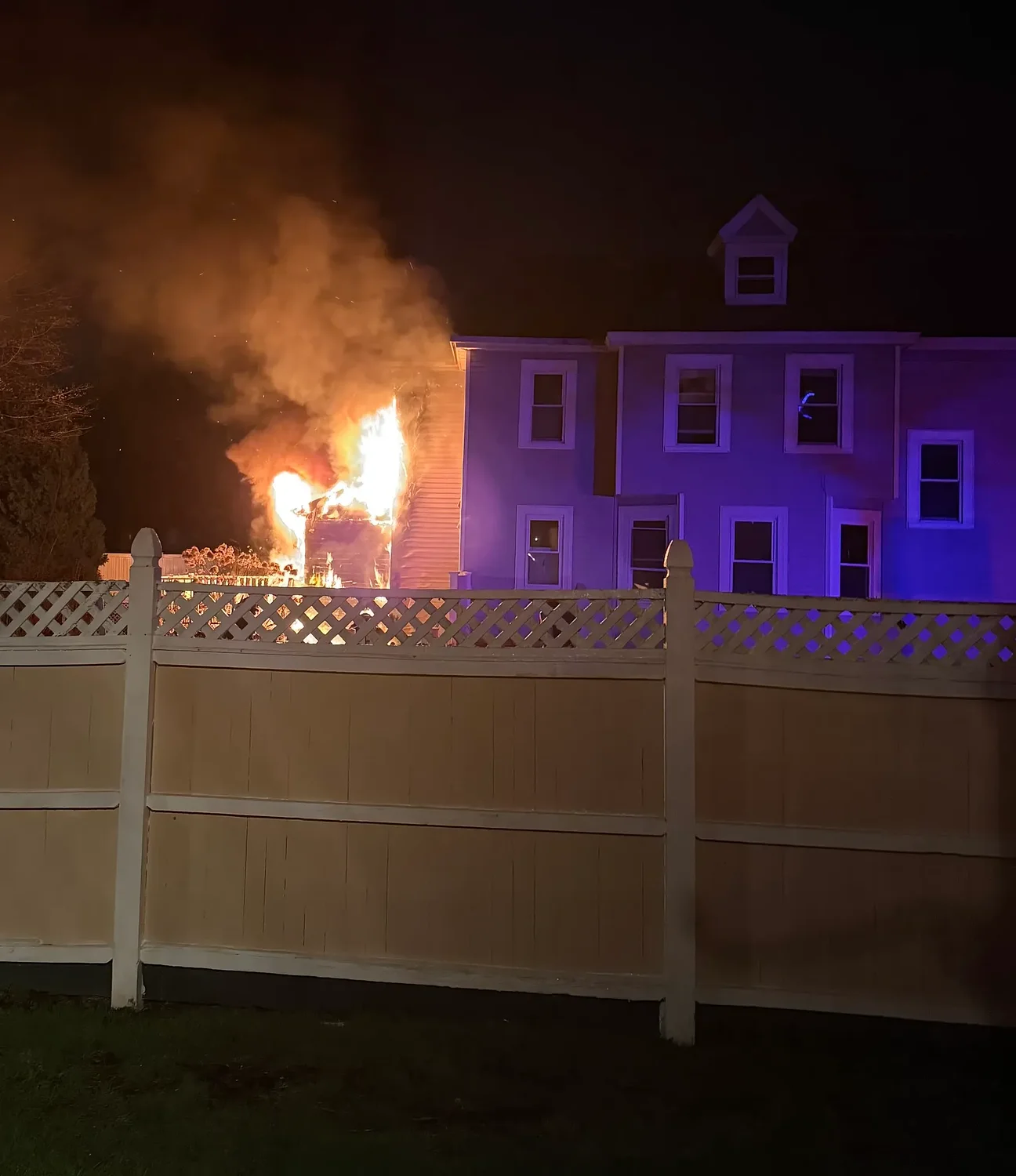 Early-morning Easthampton house fire displaces four, no injuries