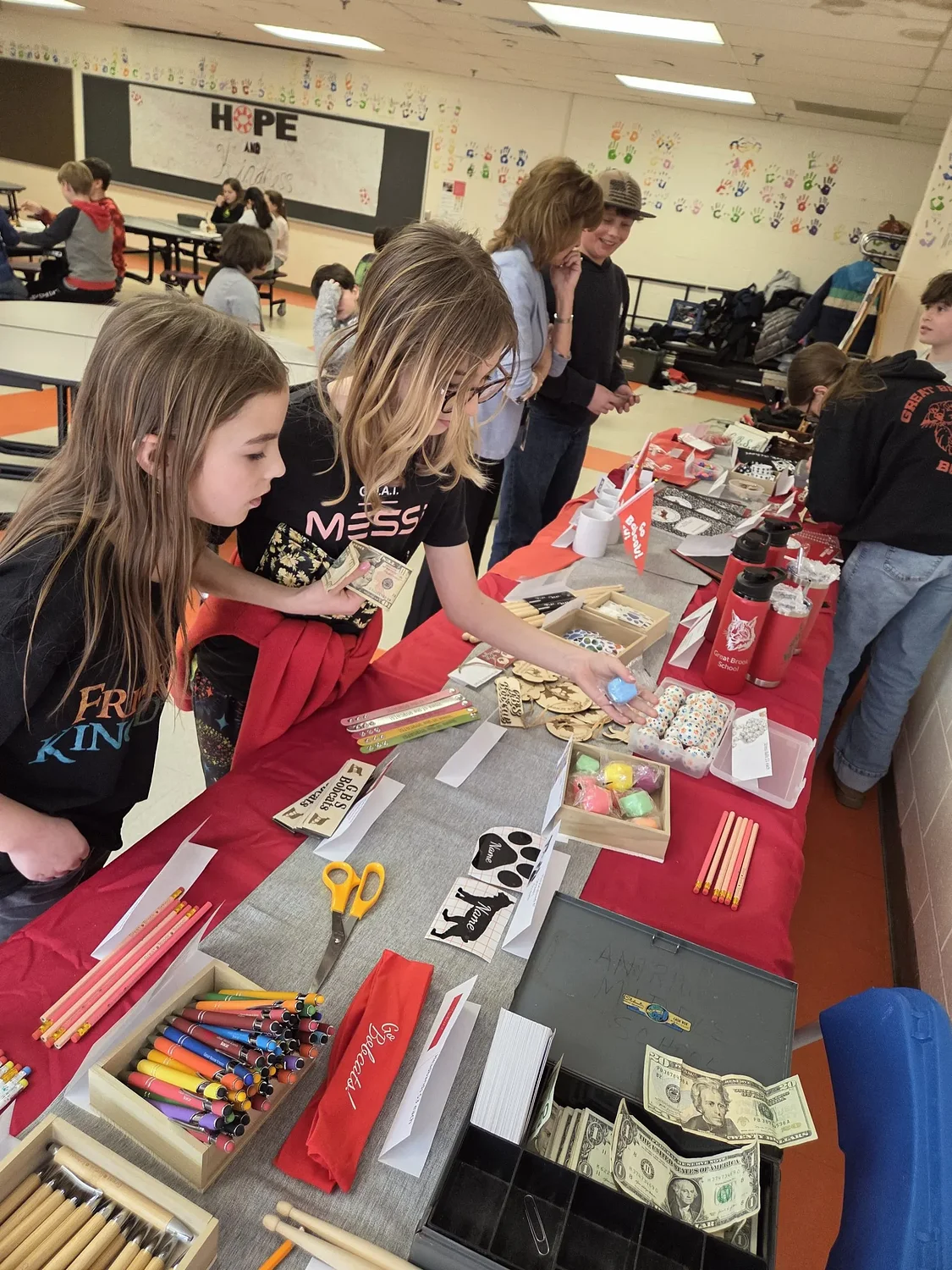 Great Brook students open "Bobcat Corner"