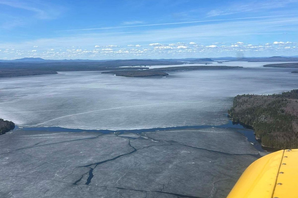 The ice is out on Maine’s largest lake 