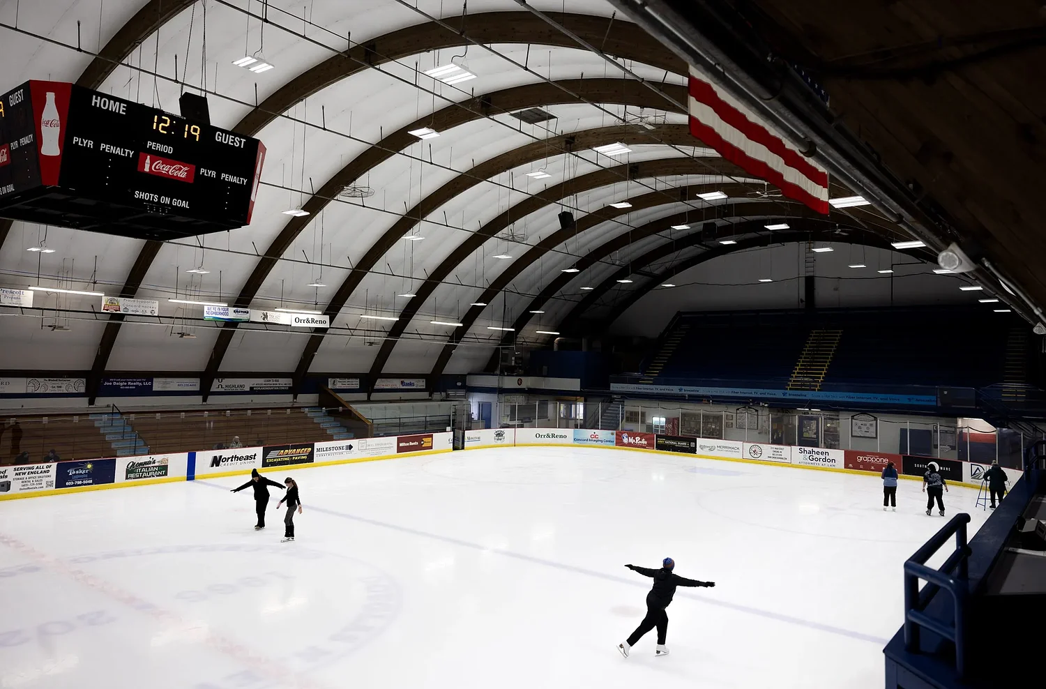 Ice always cold at Everett Arena as weather deters opening of outdoor rinks