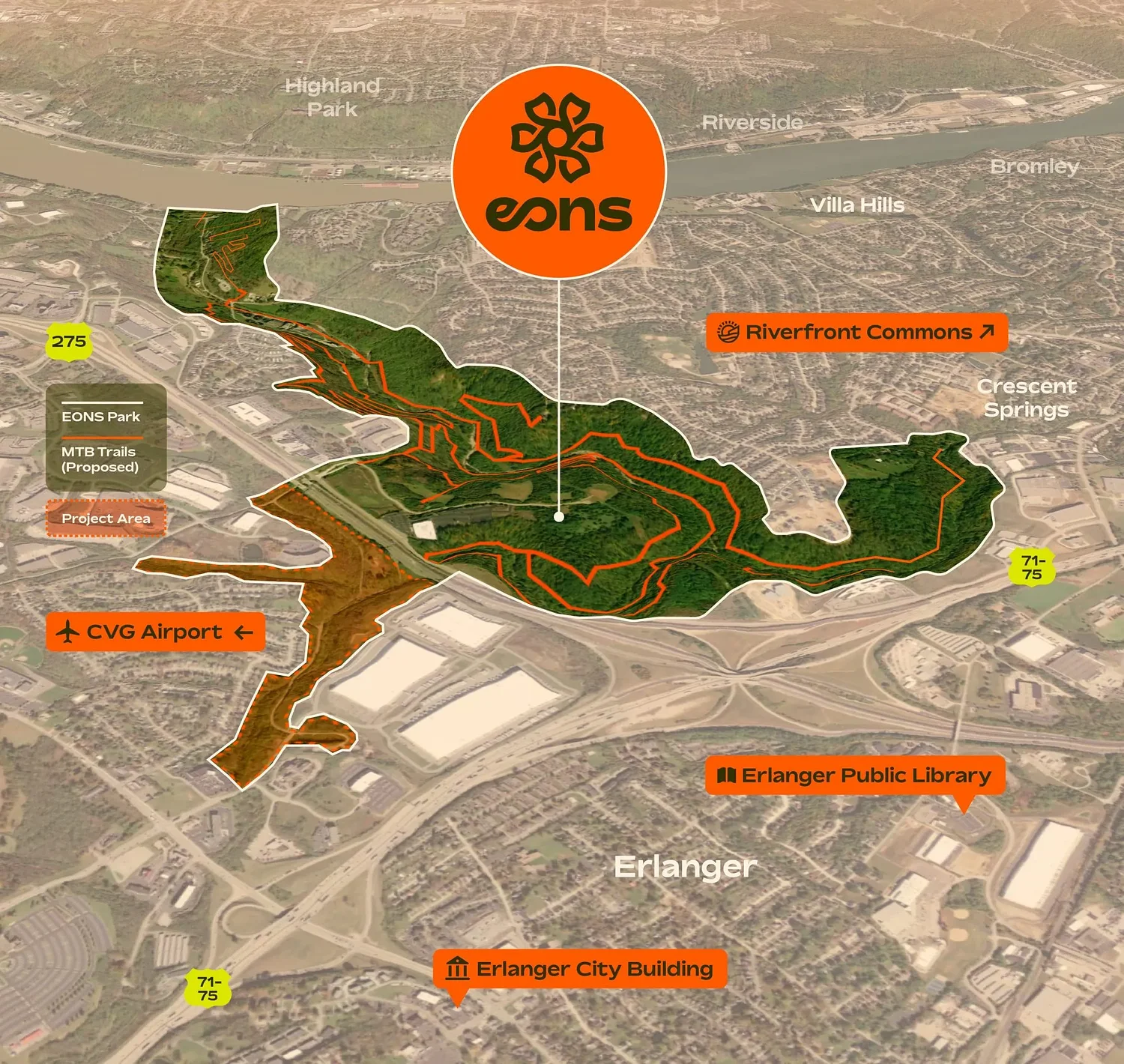 Erlanger breaks ground on 1,000 acre 'forever adventure park'