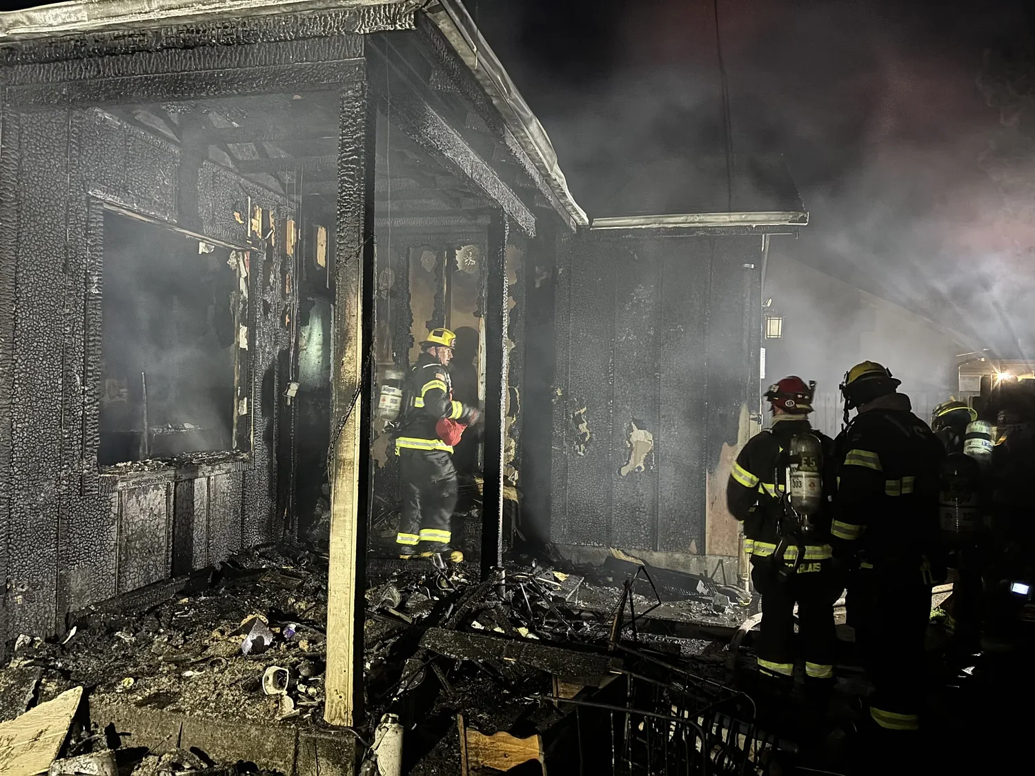 In Springfield, RV fire kills 2 dogs, while second blaze damages home