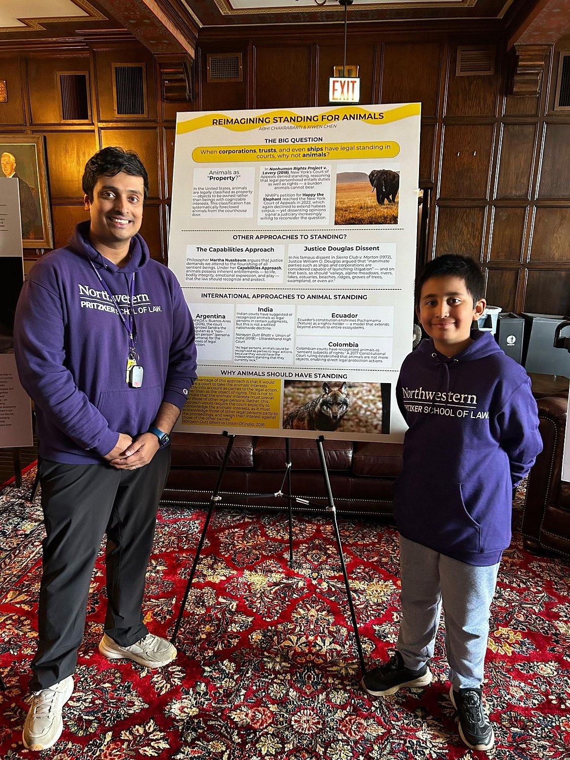 Oswego fifth grader shows love for animals at Northwestern University’s Animal Law Symposium