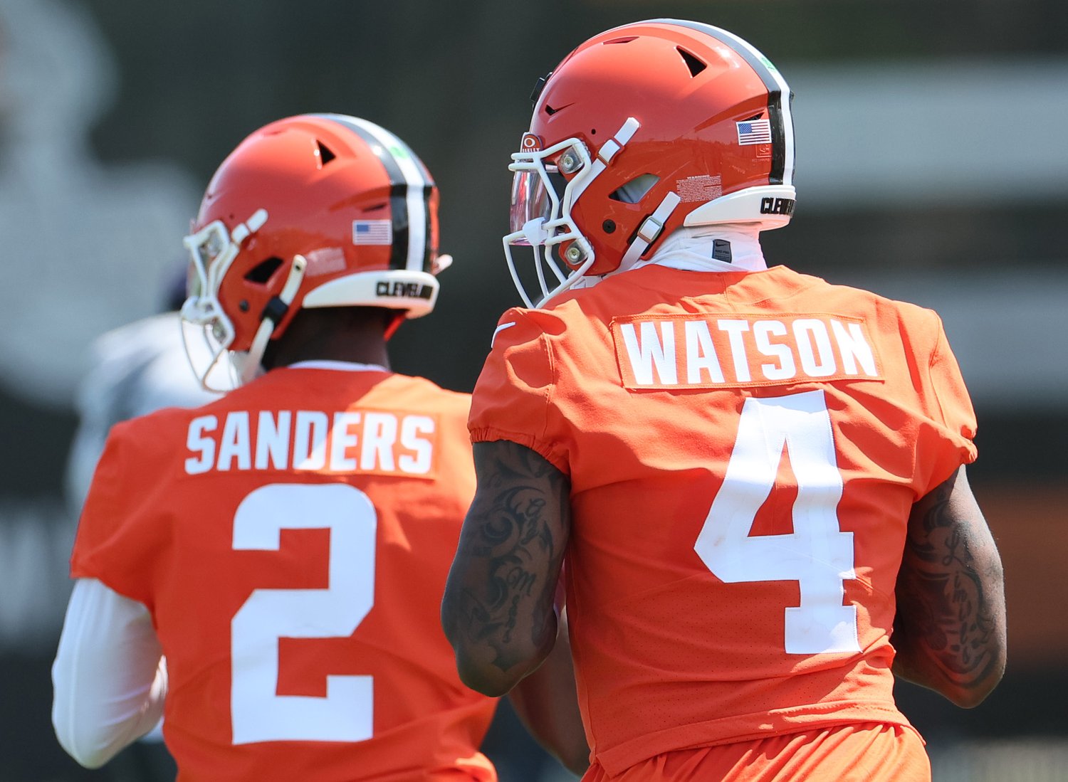 Todd Monken unlikely to name Deshaun Watson or Shedeur Sanders his QB1 by the end of minicamp: ‘I’m not there yet’