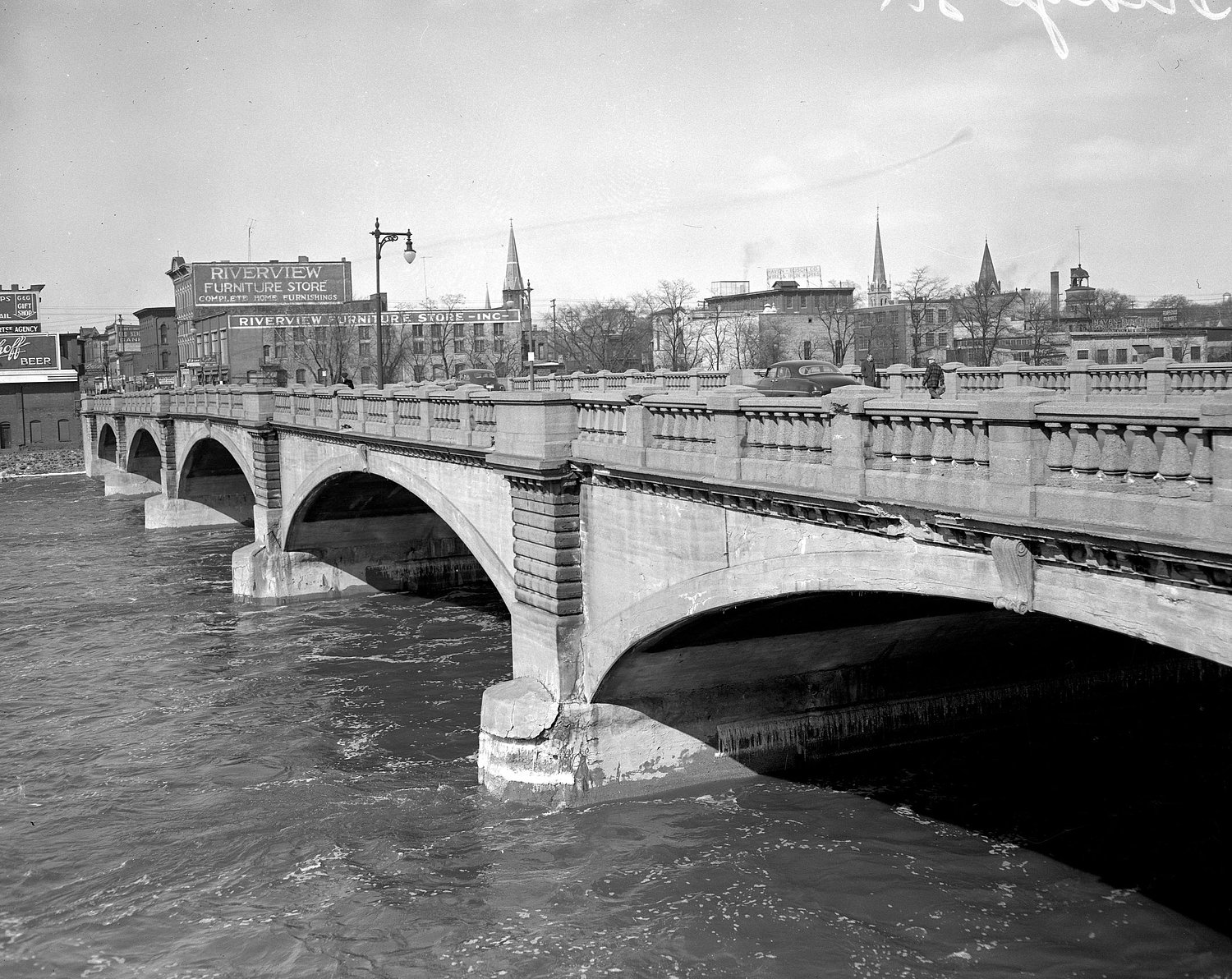 The historic Bridge Street spans the Grand River — but it wasn’t named after a bridge