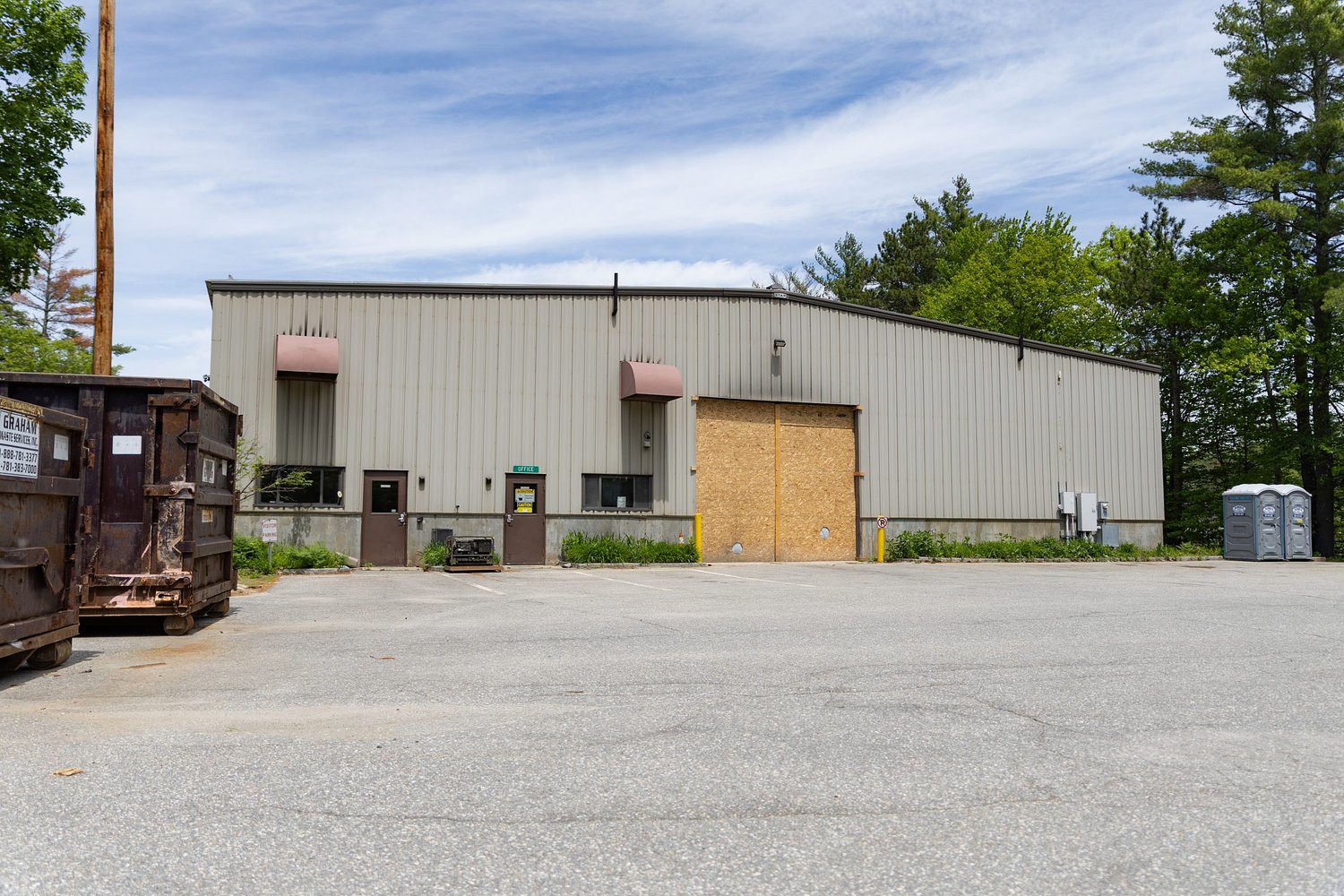 Progress underway to Warner highway garage building, equipment after fire
