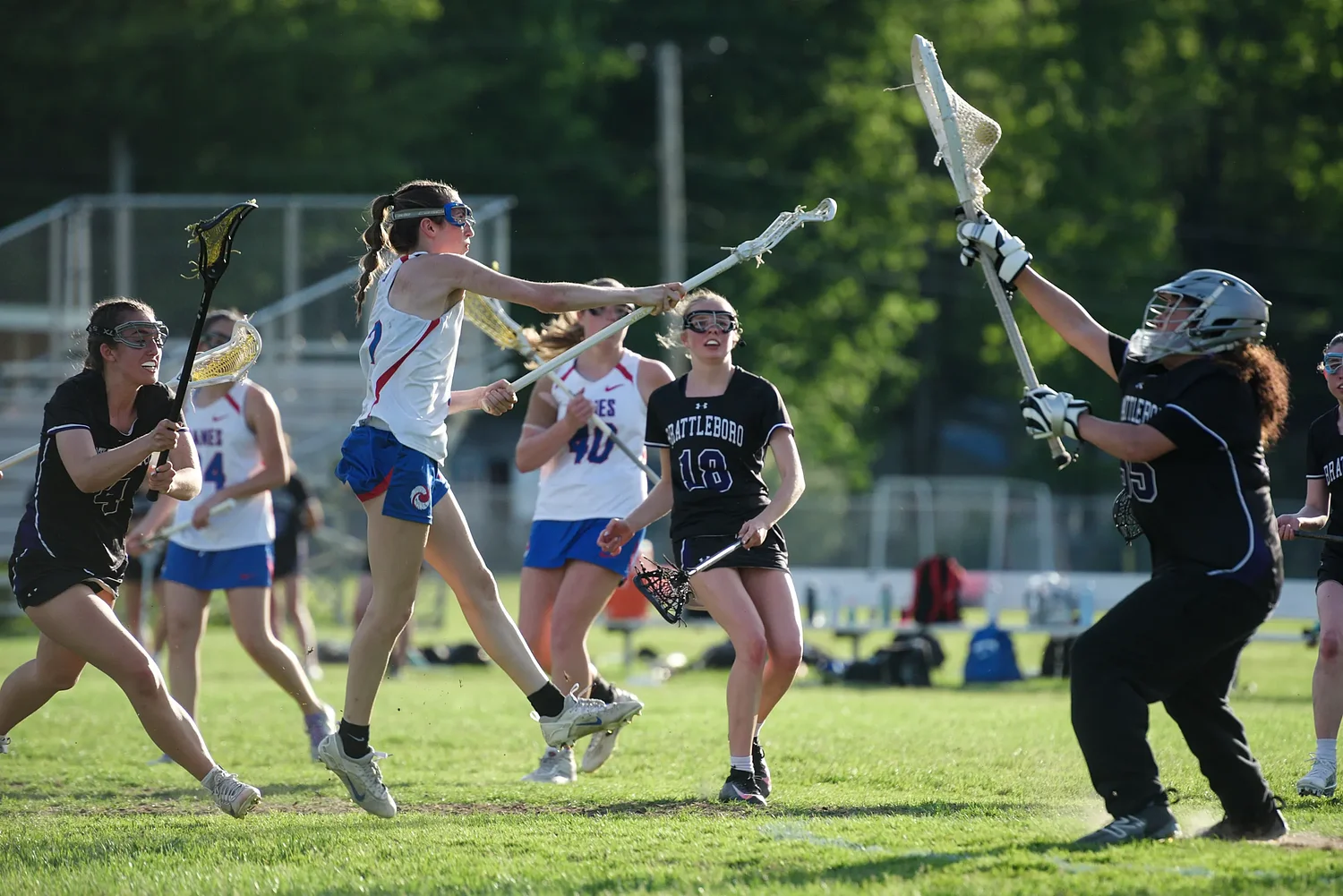 Hartford girls lax falls to Brattleboro