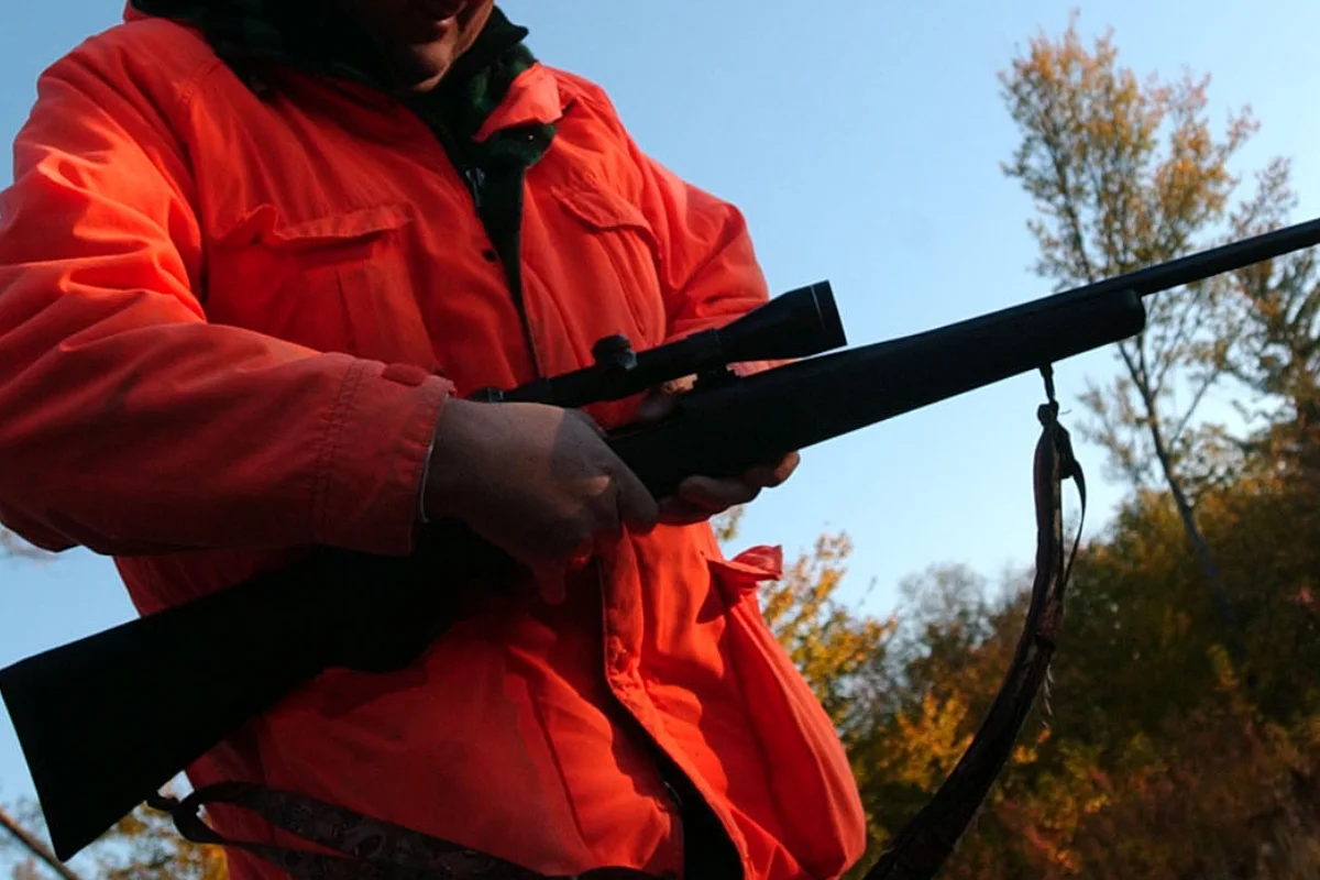 The hunt went great, until the deer stole his rifle