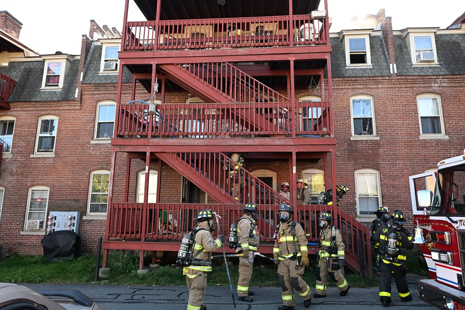 Fire on Third Street in Turners Falls displaces at least three residents