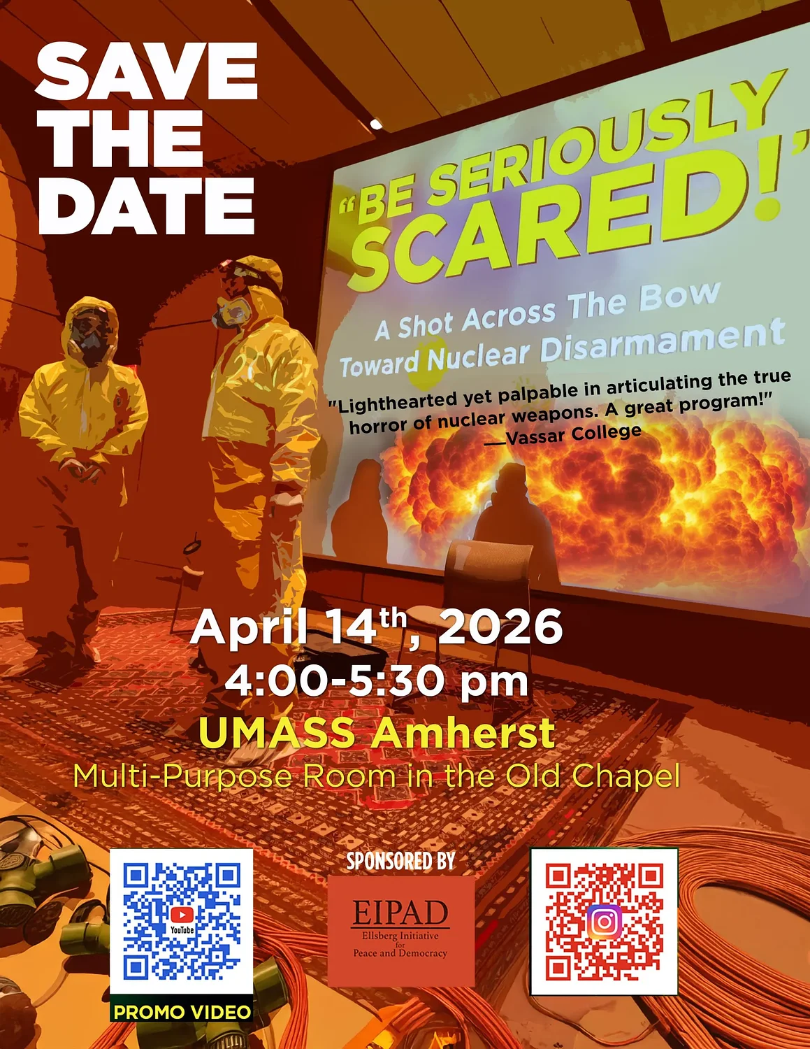 Area Briefs: UMass interactive performance explores nuclear weapons dangers