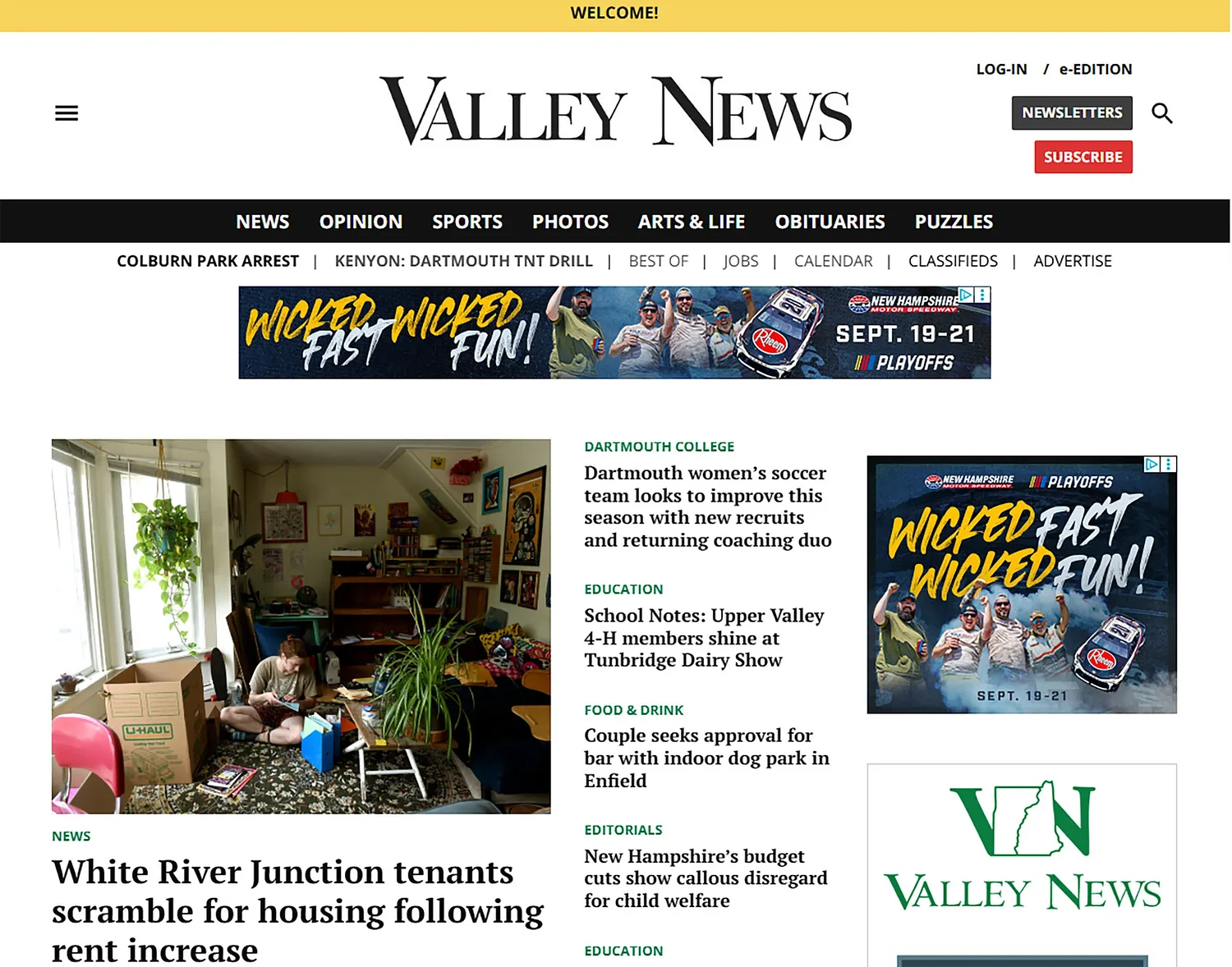 Valley News website gets major upgrade, enhancing user experience