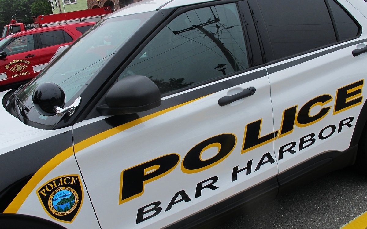 Fleeing driver slams into Bar Harbor police cruiser