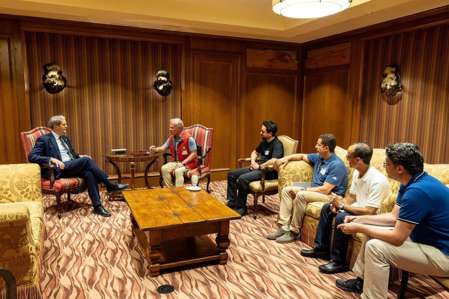 In Sun Valley, Jordan’s King Abdullah meets with Treasury Secretary Scott Bessent