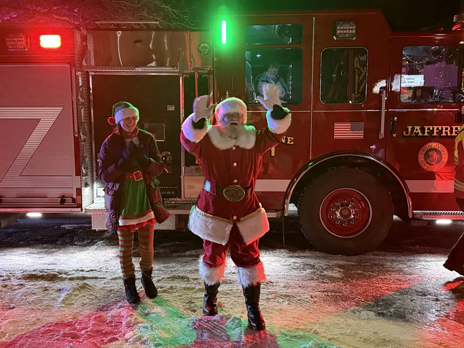 Jaffrey town common sparkles with Christmas tree and holiday cheer