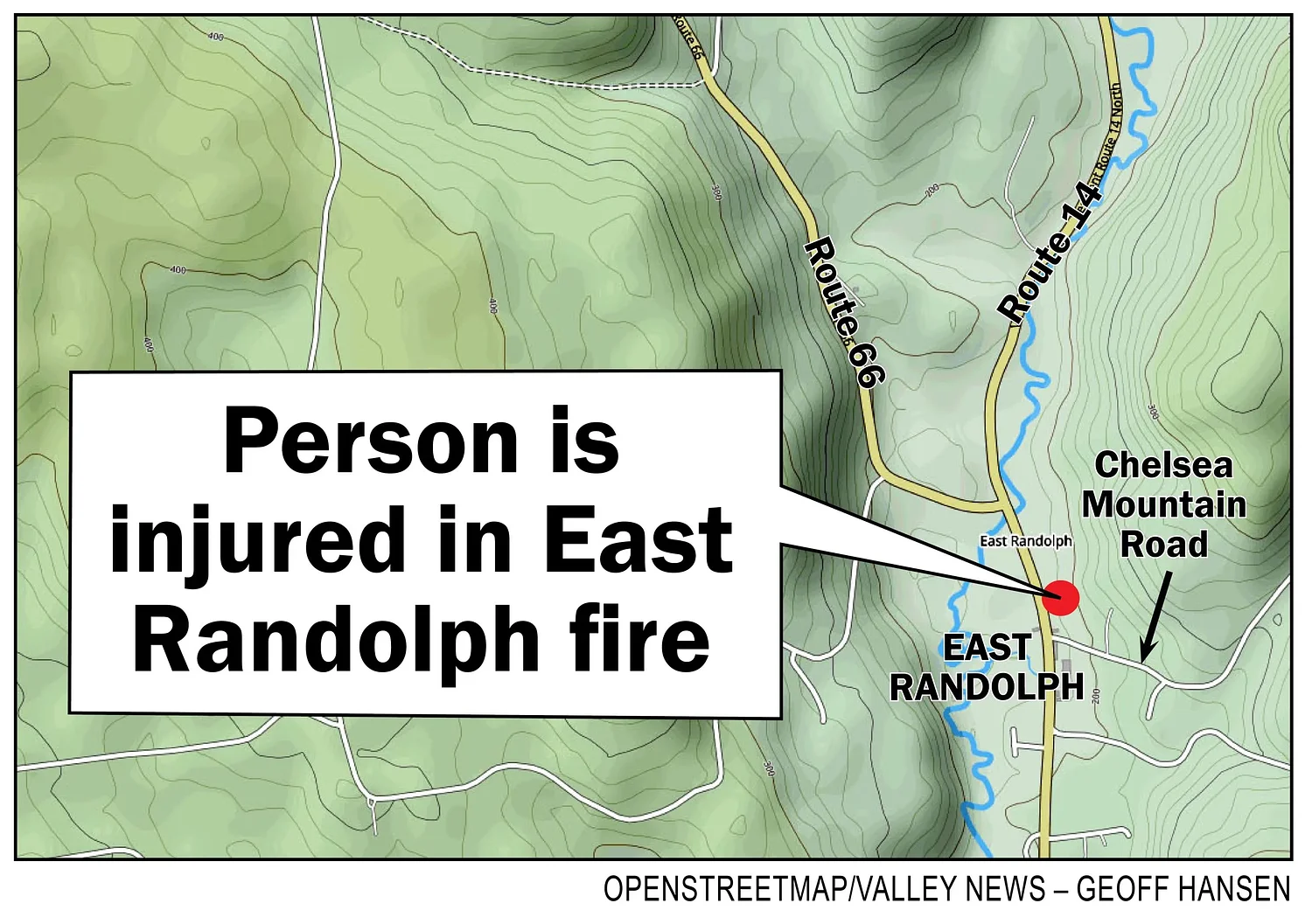 East Randolph fire destroys home, injures one