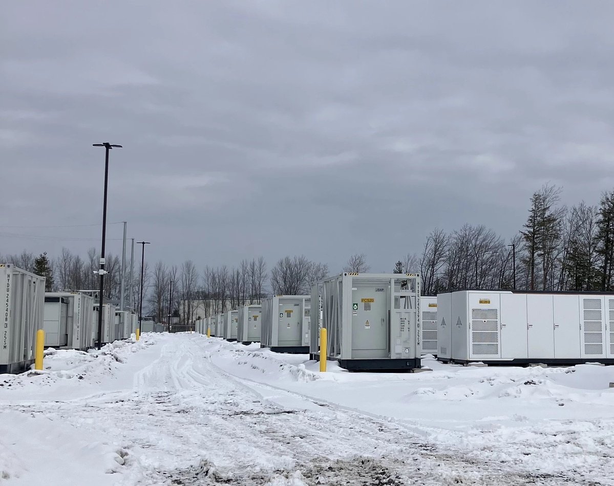 New England's largest battery storage opens in Gorham
