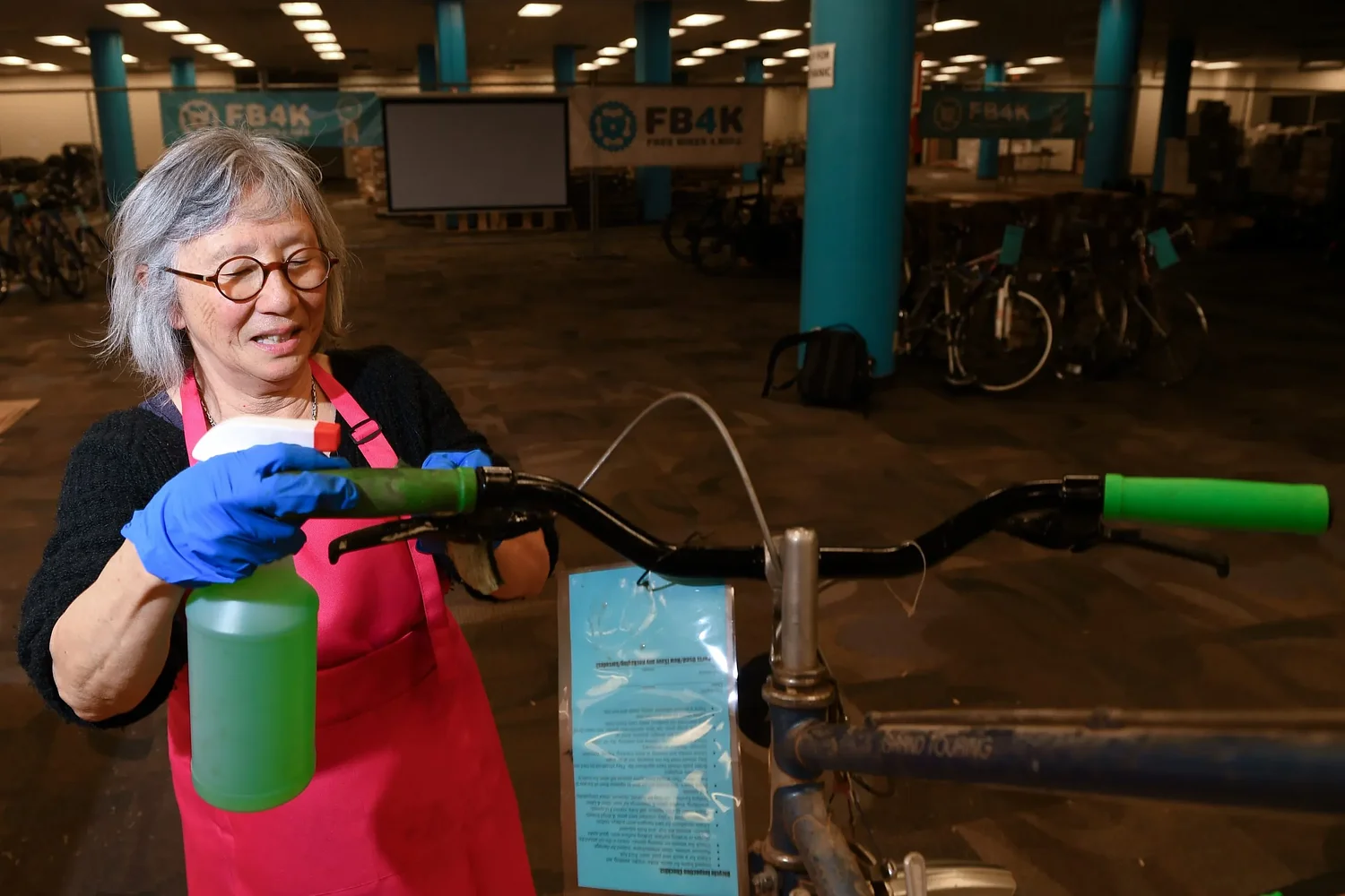 Nonprofit organization refurbishes bikes for kids