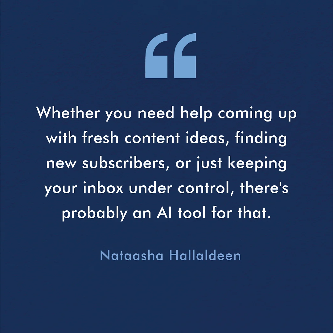 13 AI Tools to Transform Your Newsletter