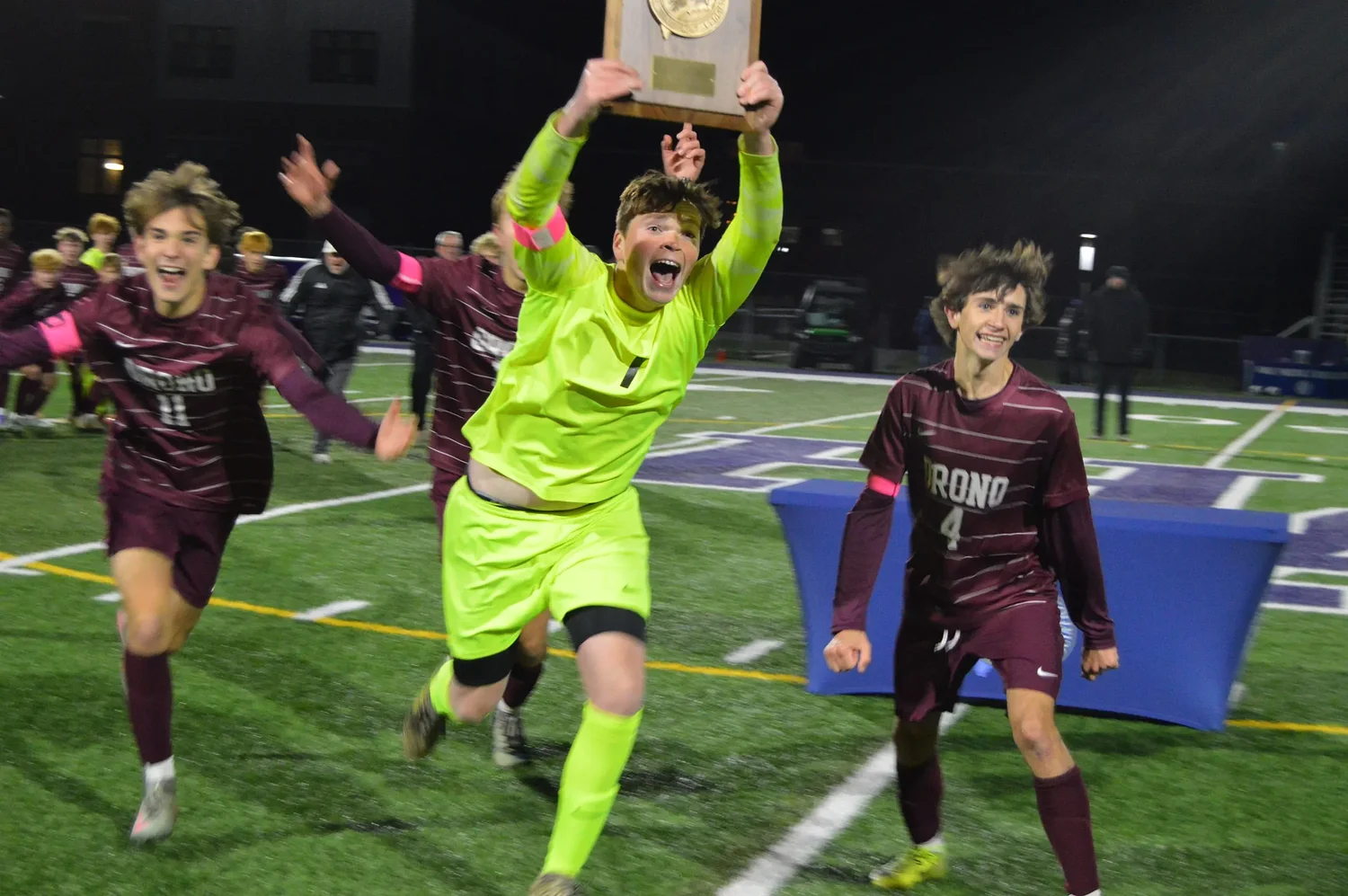 Tense penalty shootout win sends Orono soccer to state championship game