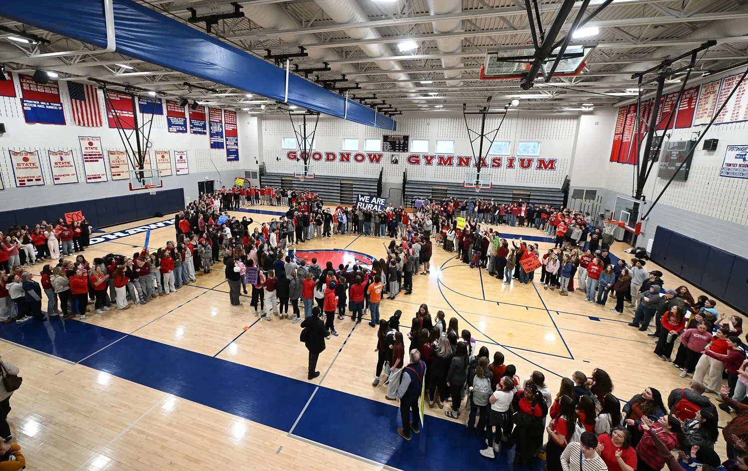 Western Mass. students and parents send ‘SOS’ over rural school funding