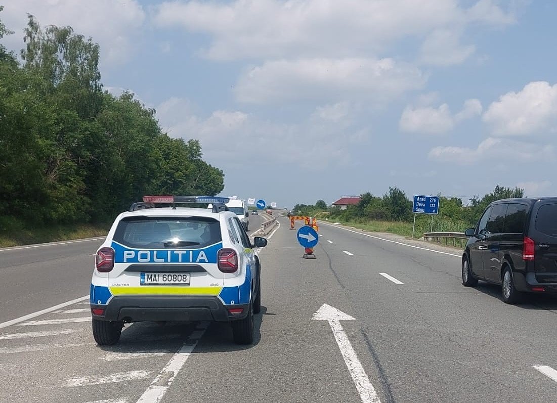 Pont pentru șoferi: Restricții de circulație pentru lucrări pe drumuri din județele Sibiu, Brașov, Alba si Hunedoara