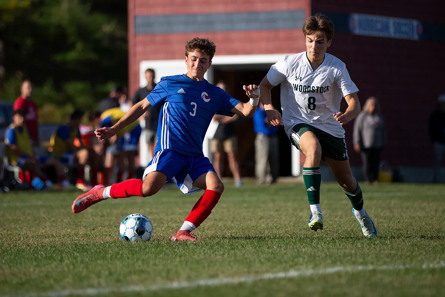 Hartford’s offensive balance shines in rout of Woodstock, 8-0