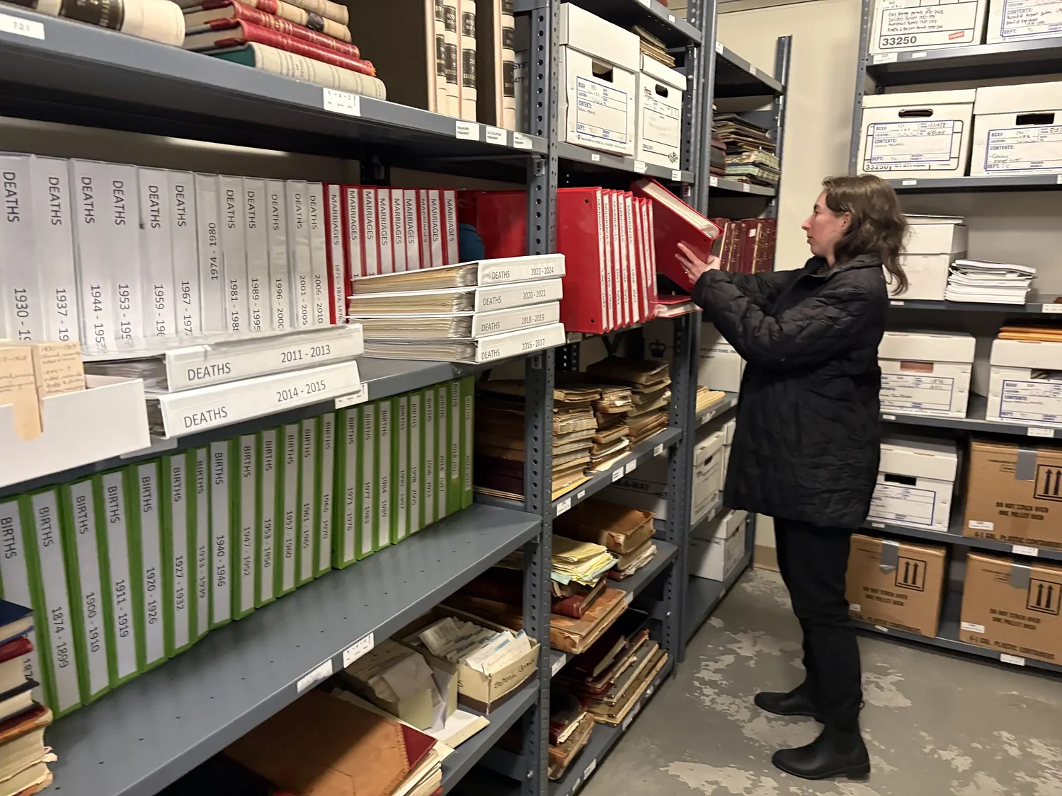 Roving Archivist Program recommends cataloging improvements in Bernardston