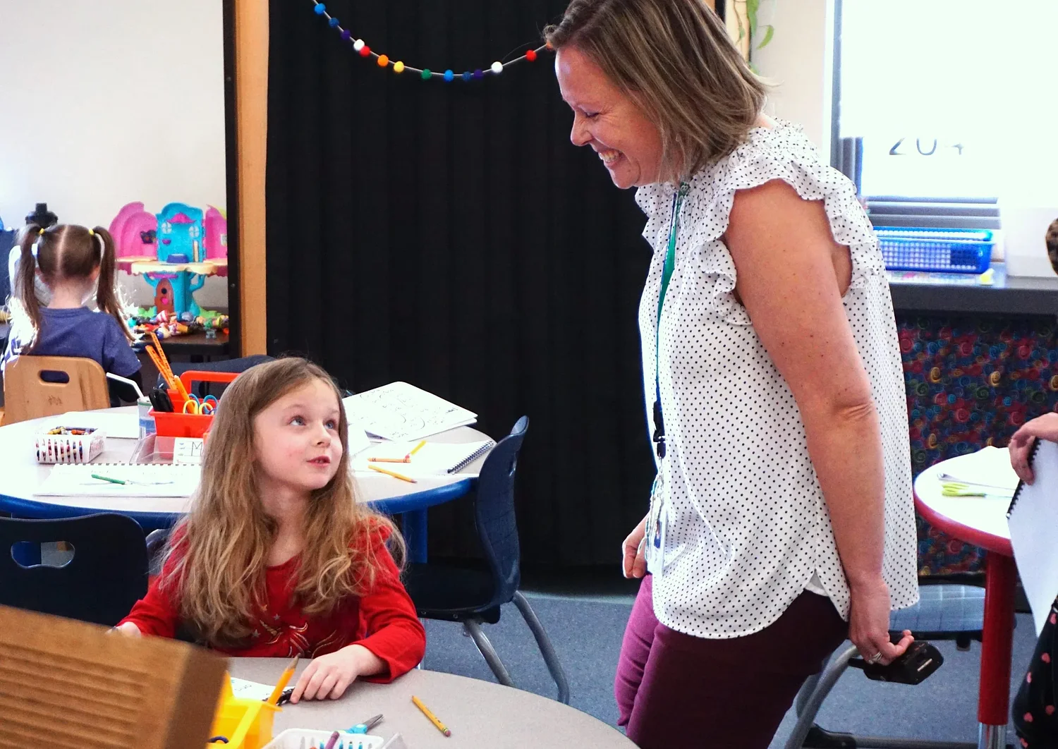 A passing of the baton at Christa McAuliffe School