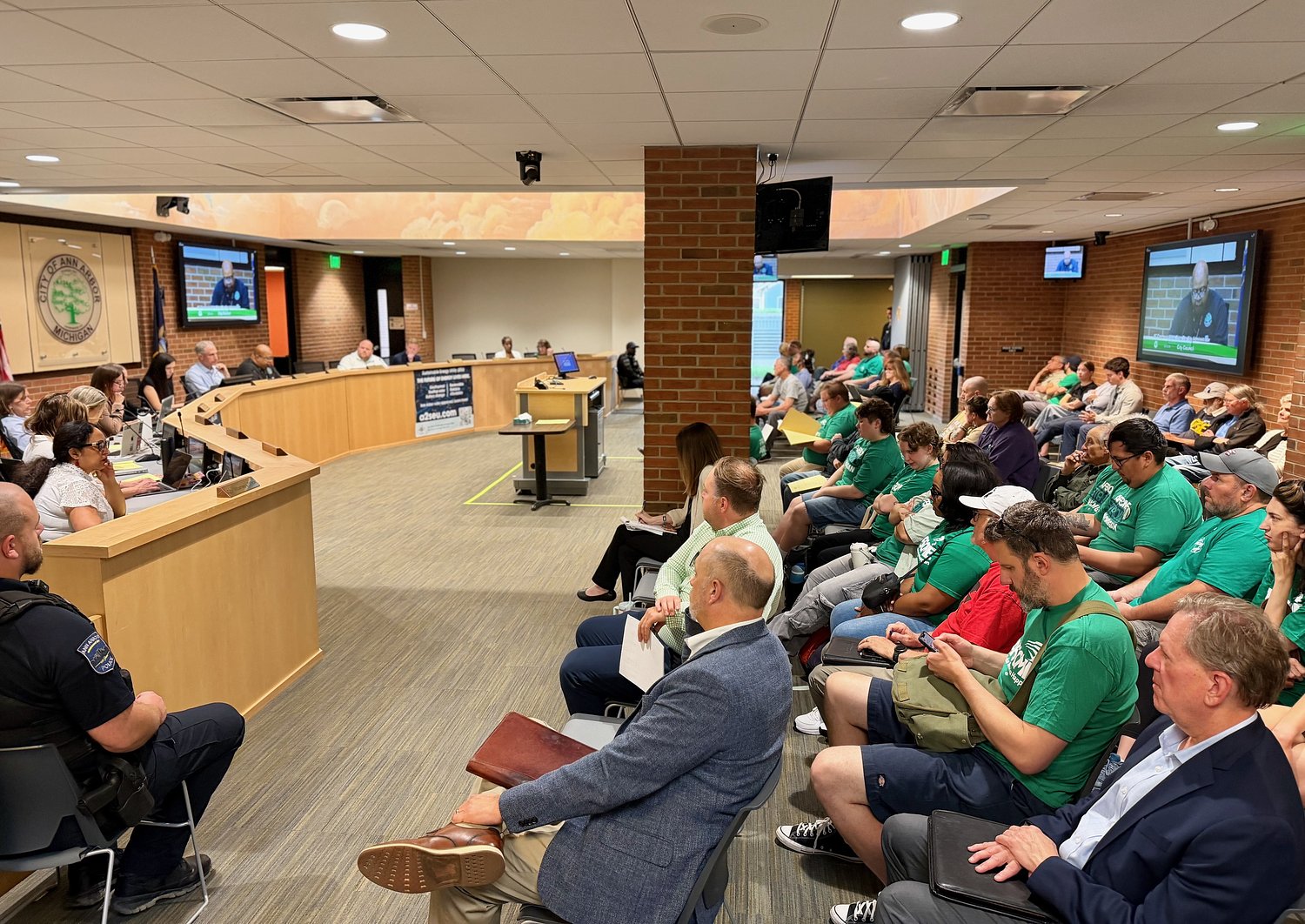 ‘Some very scary threats.’ Ann Arbor ups police presence at council meetings