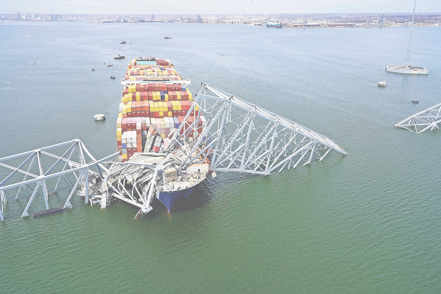 Cargo ship’s chief engineer charged in 2024 collapse of Francis Scott Key Bridge in Baltimore
