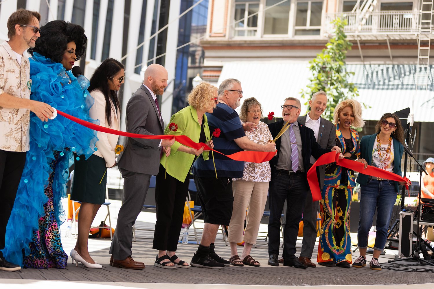 ‘She changed a lot of people’s lives’: Remodeled downtown plaza honors famed Portland drag queen