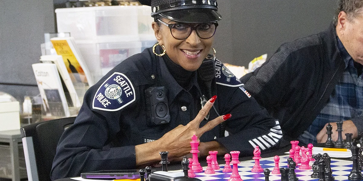 Barbershop Hosts Community Chess Tournament Led By Detective Cookie Bouldin