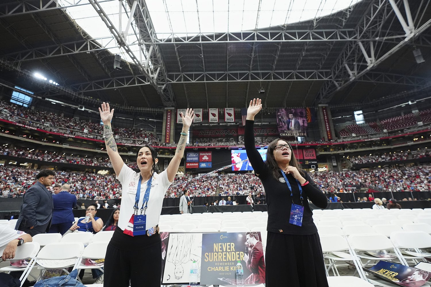At Charlie Kirk’s memorial, Christian artists play a role as GOP’s political messengers