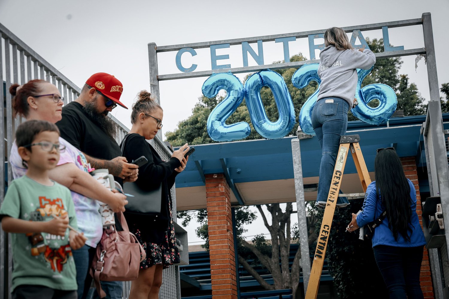Sixth graders graduated. Kindergarteners blew bubbles. Then the school closed.