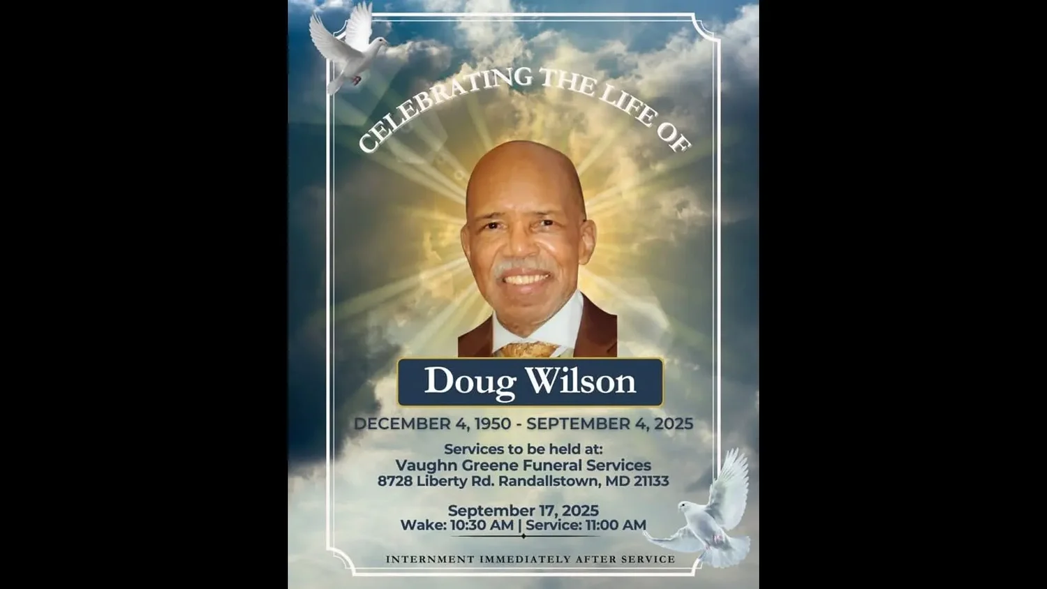 Funeral services announced for Elder Doug Wilson