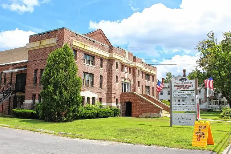 Orange Armory soil being tested for contaminants