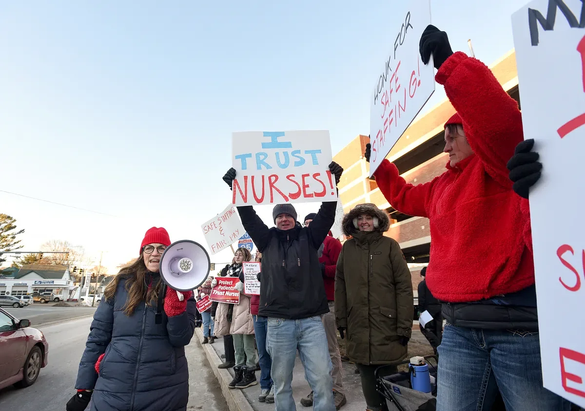 Bangor hospital nurses rally for safer working conditions amid contract negotiations