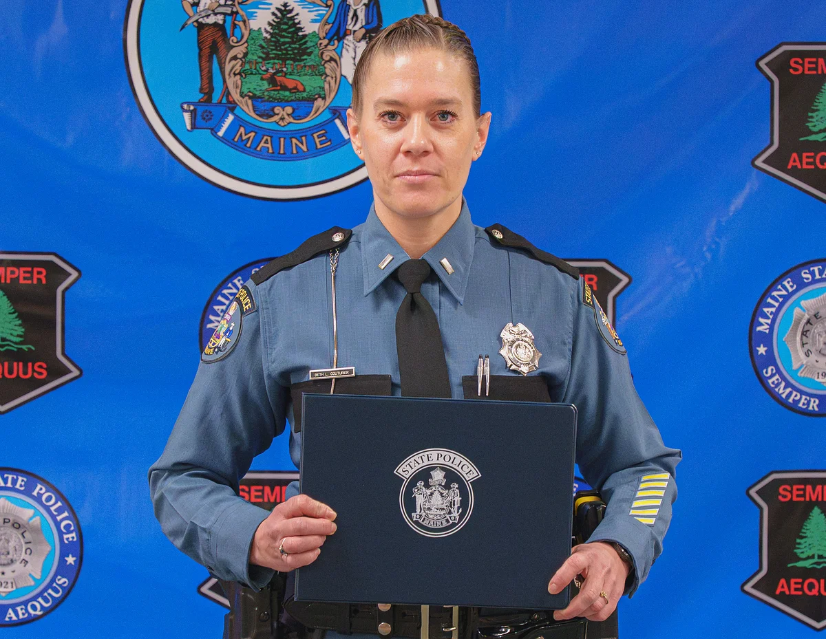 1st woman promoted to lead Maine State Police’s training unit