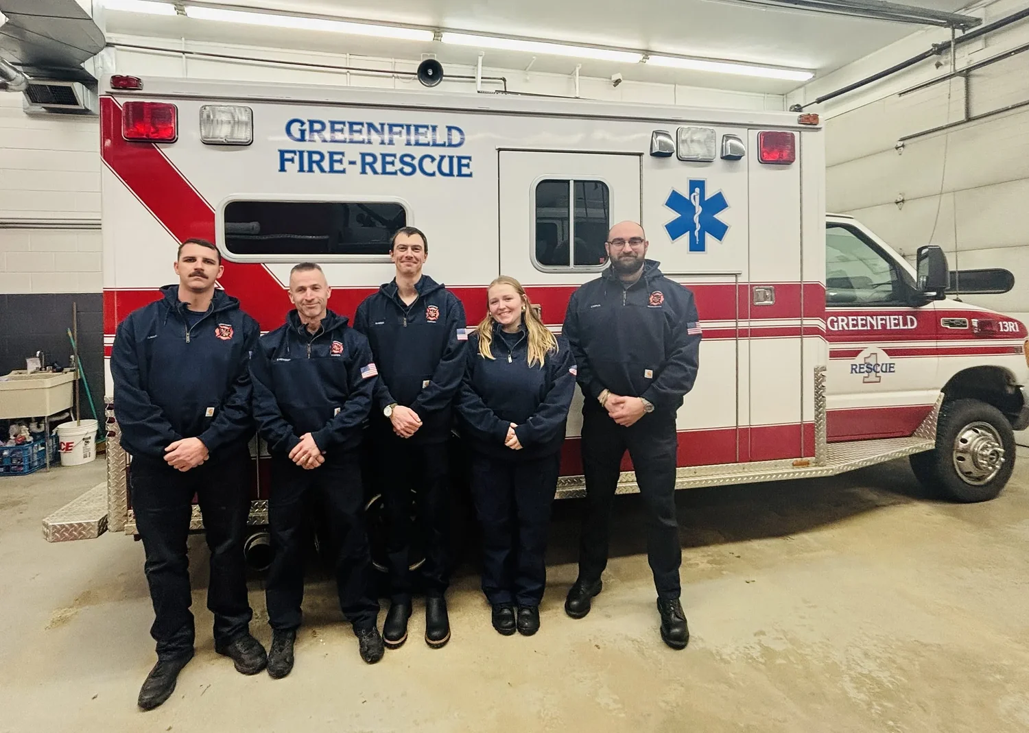 Greenfield Fire Department honors  members' EMT certification