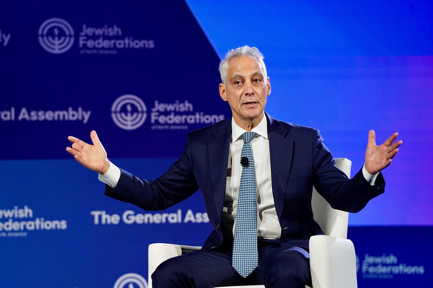 Rahm Emanuel warns American Jewish community ‘on the precipice’ with shifting political winds