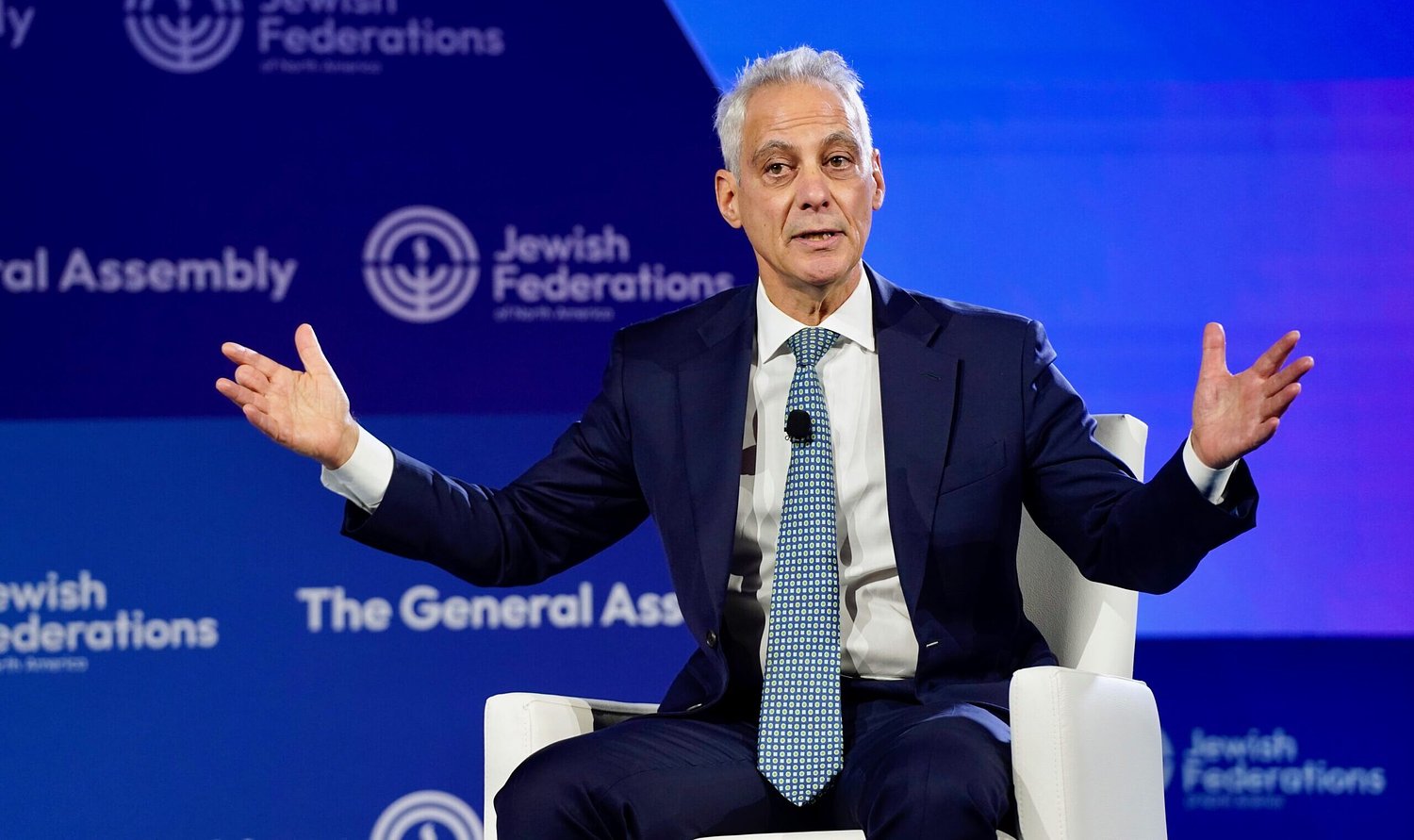 Rahm Emanuel warns American Jewish community ‘on the precipice’ with shifting political winds