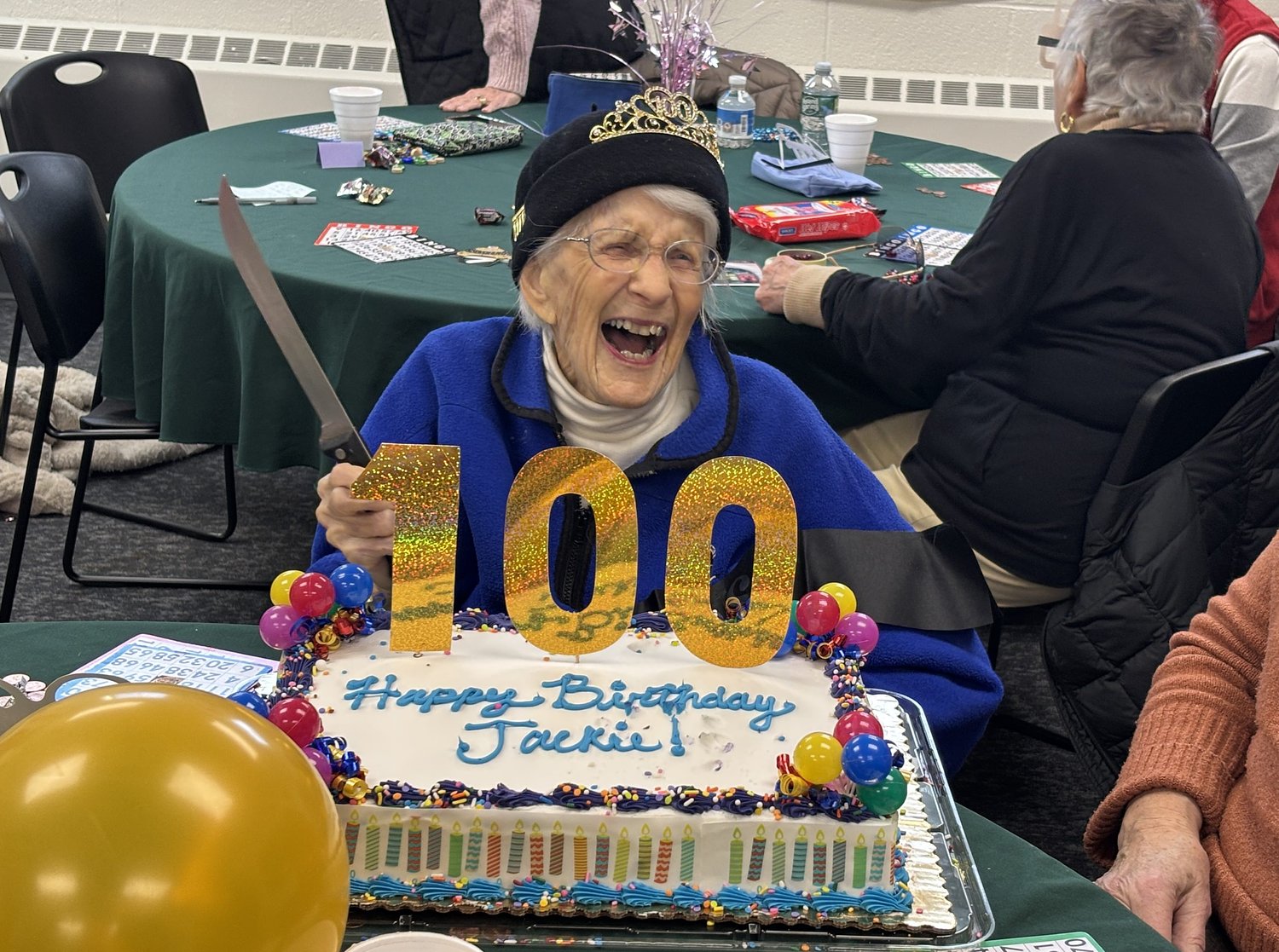 Jackie Hill, longtime Hancock resident, celebrates 100th birthday