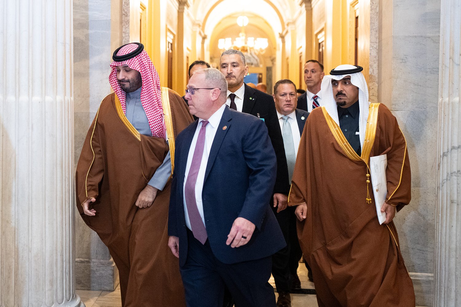 Lawmakers from both parties meet with Saudi Crown Prince Mohamed bin Salman